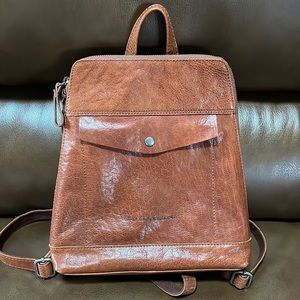 Leather Small Backpack